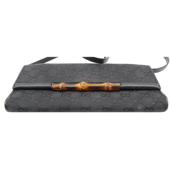 GUCCI Bamboo GG Monogram Canvas Clutch - Picture 4 of 11